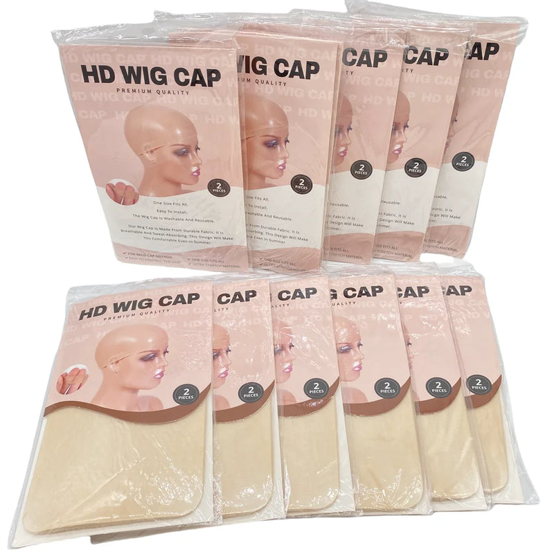 HD Sheer Wig Caps - 24 Pack