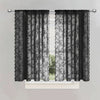 Romantic Lace Sheer Curtain with Floral Design