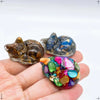 Sleeping Cat Crystal Resin Figurine