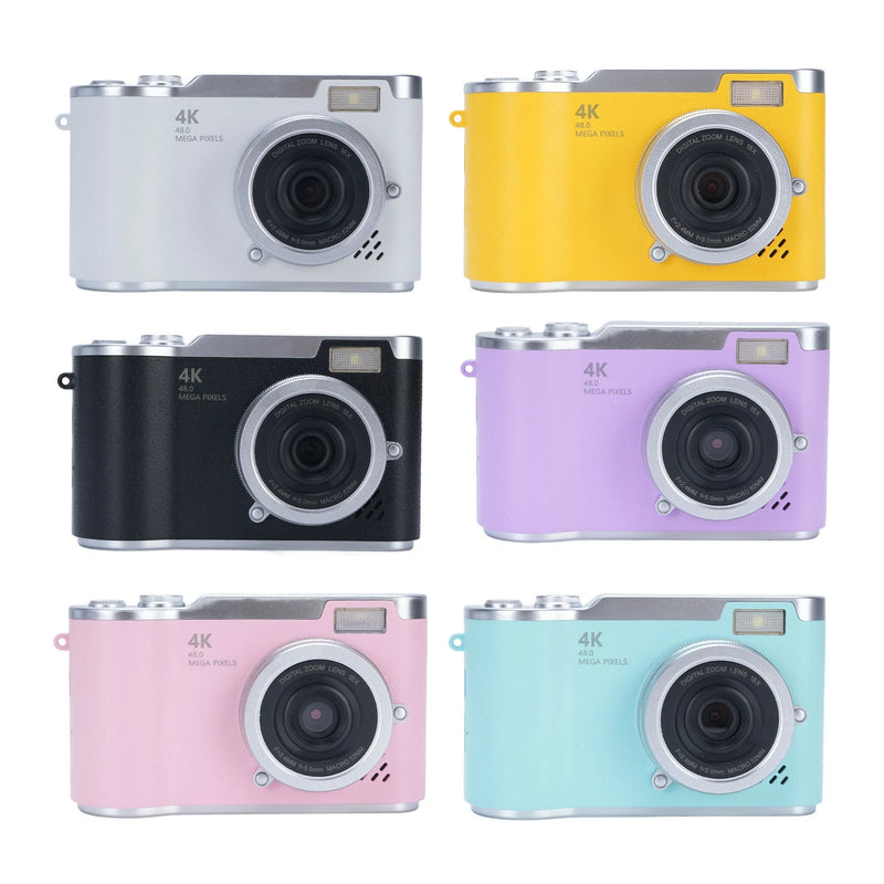 48MP Digital Camera with Flip Screen and LED Light