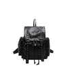 Gothic PU Leather Backpack with Rivet Accents