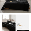 Washed Cotton Duvet Cover – Minimalist Solid Color Bedding