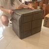 Foldable Large-Capacity Clothes Storage Bag with Handles and Double Zipper