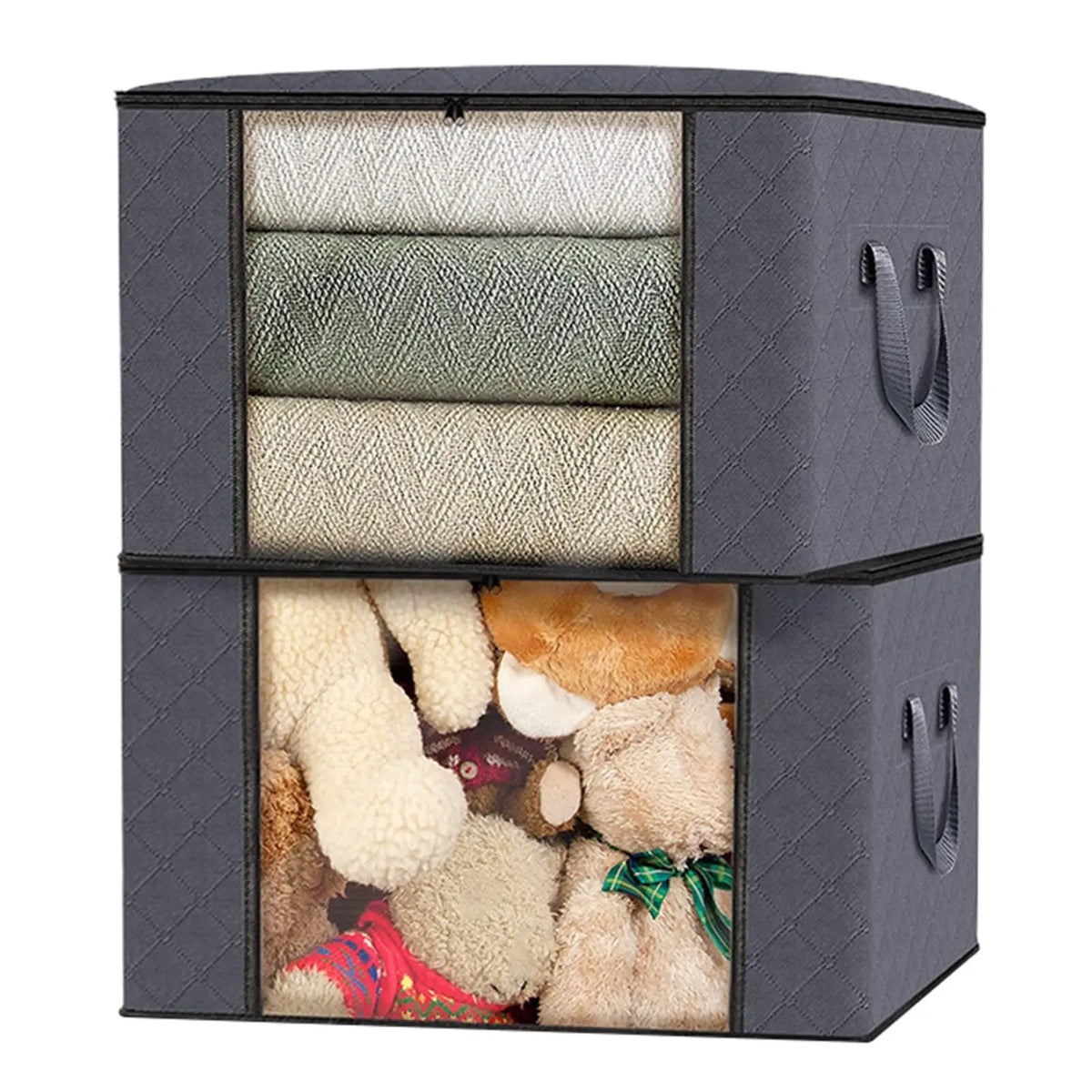 Under Bed Storage Containers with Clear Window (3-Pack)
