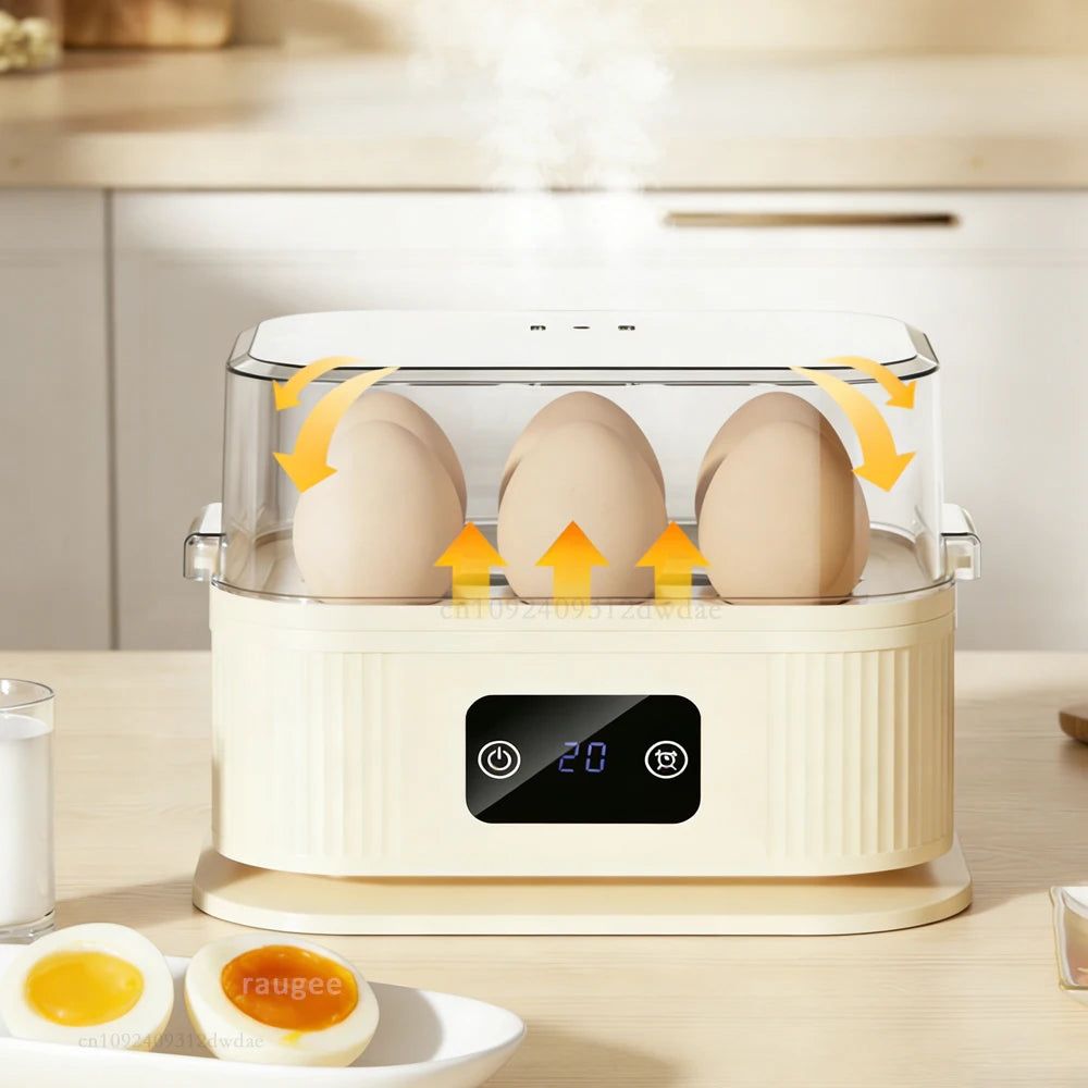 Olla Mini Eléctrica para Huevos con Temporizador