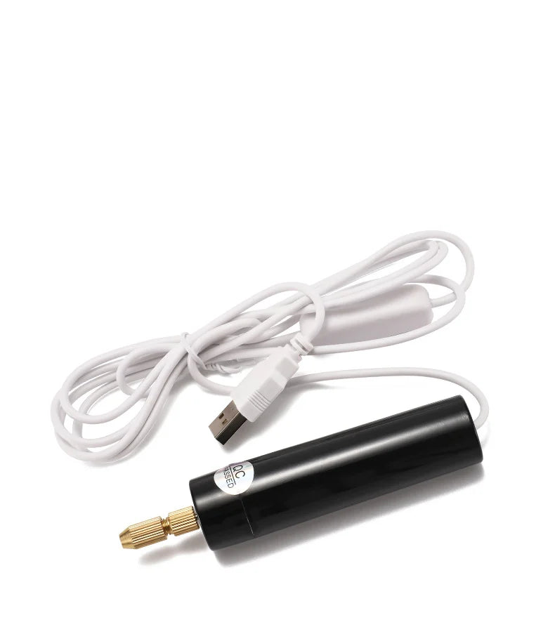USB-Powered Mini Electric Drill for Crafts & Jewelry