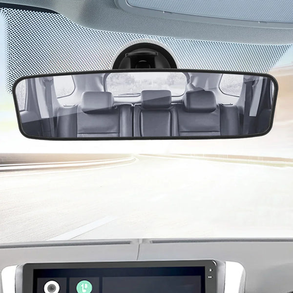 Wide-Angle Suction Cup Rearview Mirror for Cars