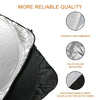 Folding Car Windshield Sun Shade with Storage Bag