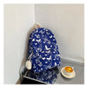 Butterfly Print Canvas Backpack for Women