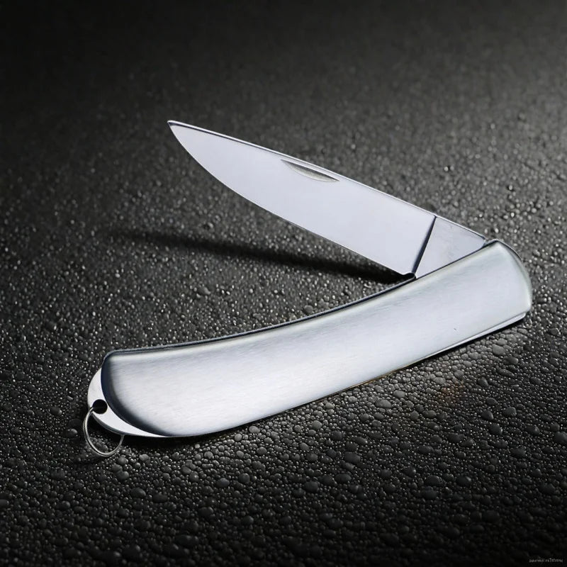 Compact Stainless Steel Folding Utility Knife
