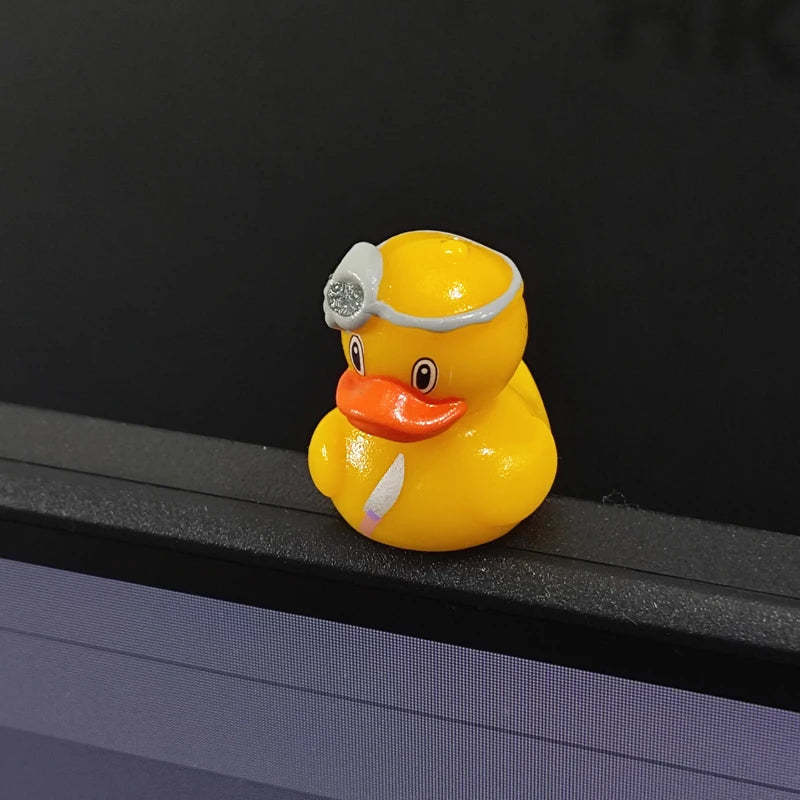 Set de figurines de canards en résine pour Halloween
