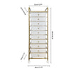 10-Drawer Rolling Storage Cart