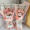 Handmade Crochet Carnation Flower Bouquet