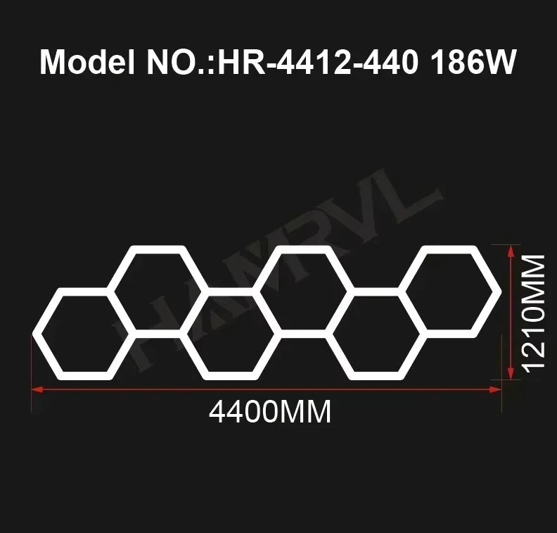 Hexagon LED Ceiling Light Panel