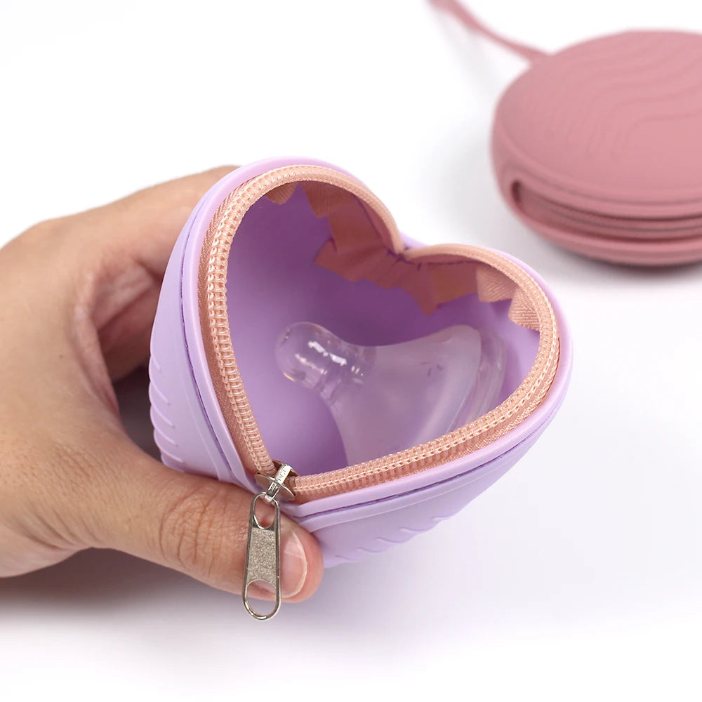 BPA-Free Silicone Pacifier Holder & Travel Case