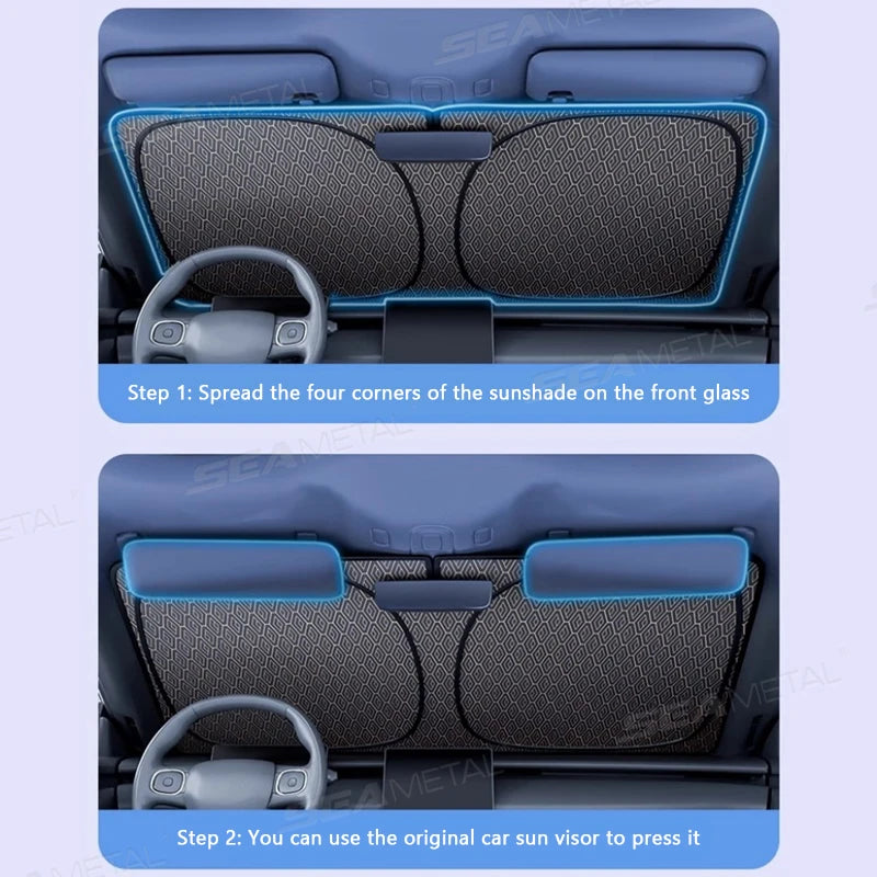 Foldable Windshield Sun Shade