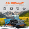 Heavy-Duty Roof Rack Cargo Basket with Wind Fairing