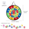 Sticky Ball Dart Board Set for Kids – Double-Sided Educational Family Game