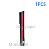 A single reusable metal injection pen in a dark red color, shown vertically.