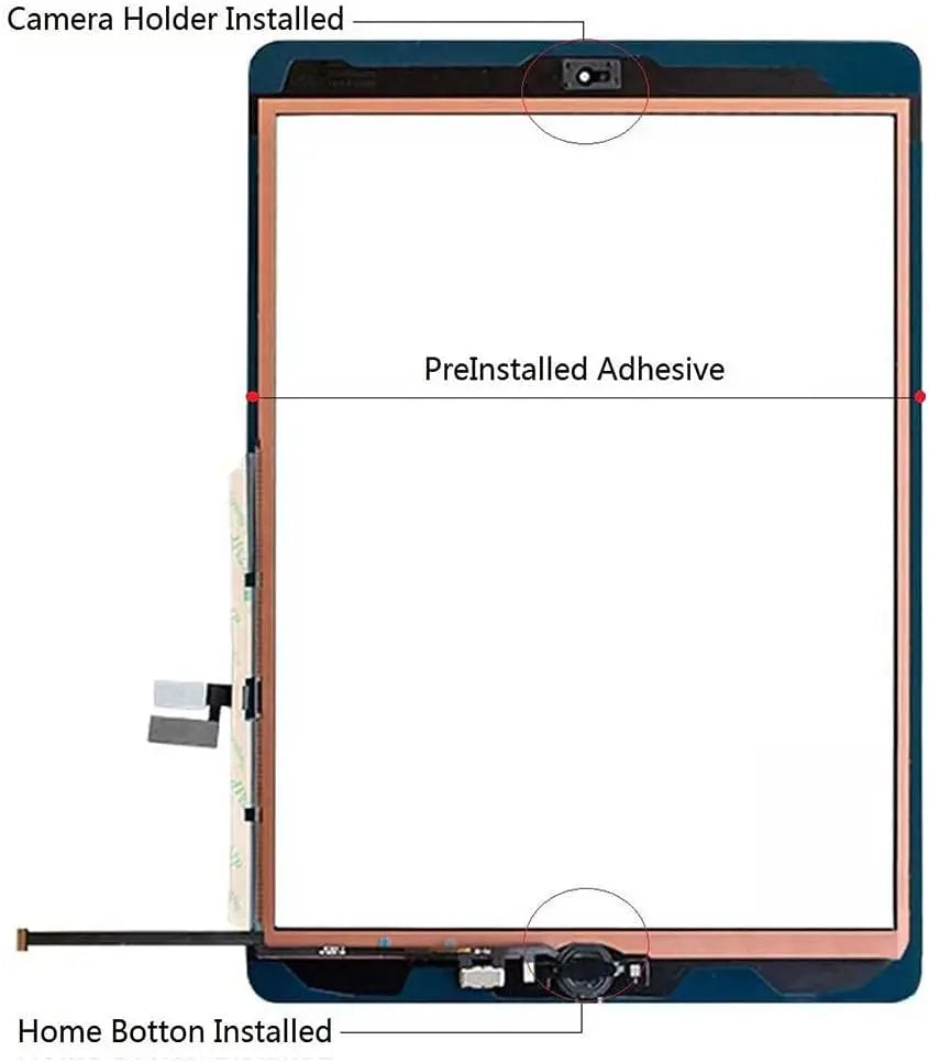 10.2" iPad Touch Screen Digitizer for iPad 7th & 8th Generation