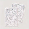 Multifarbene Strass-Gesichtschmuck