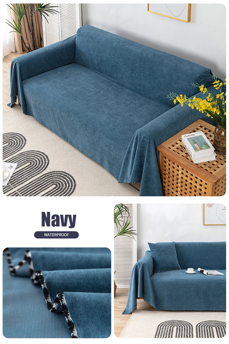 Waterproof Sofa Cover with Anti-Scratch Protection