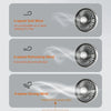 Dual-Head USB Car Fan with Adjustable LED Light