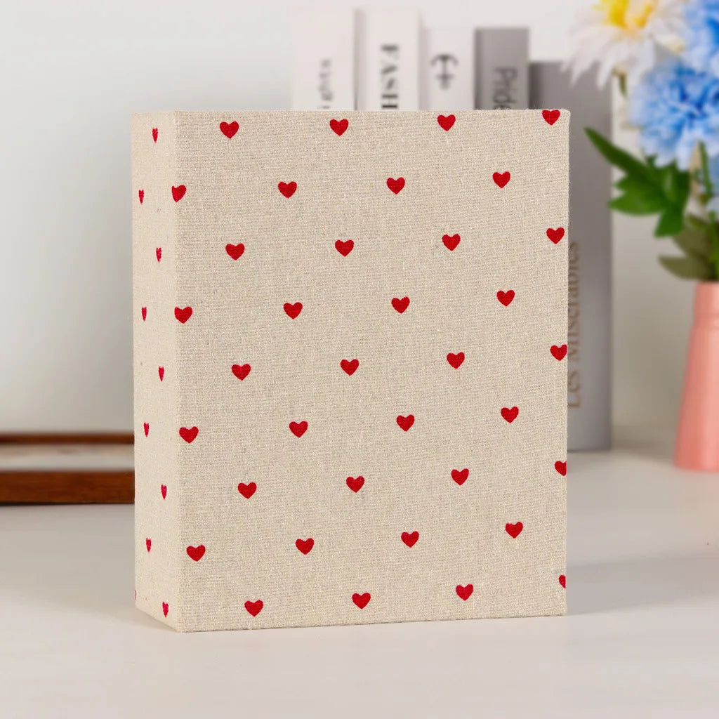 Fabric-Covered Photo Album with 100 Slots for Cherished Memories