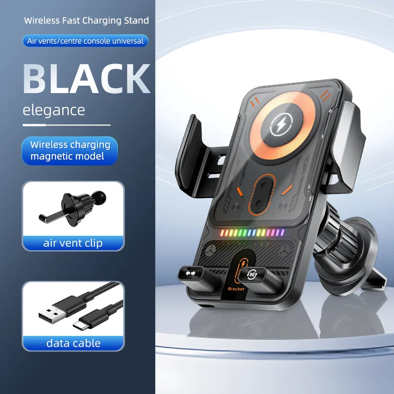 Smart Auto-Clamp Wireless Car Phone Holder
