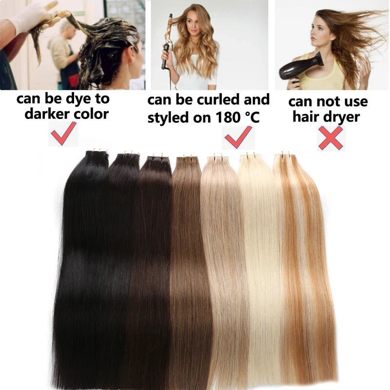 European Remy Tape-In Hair Extensions