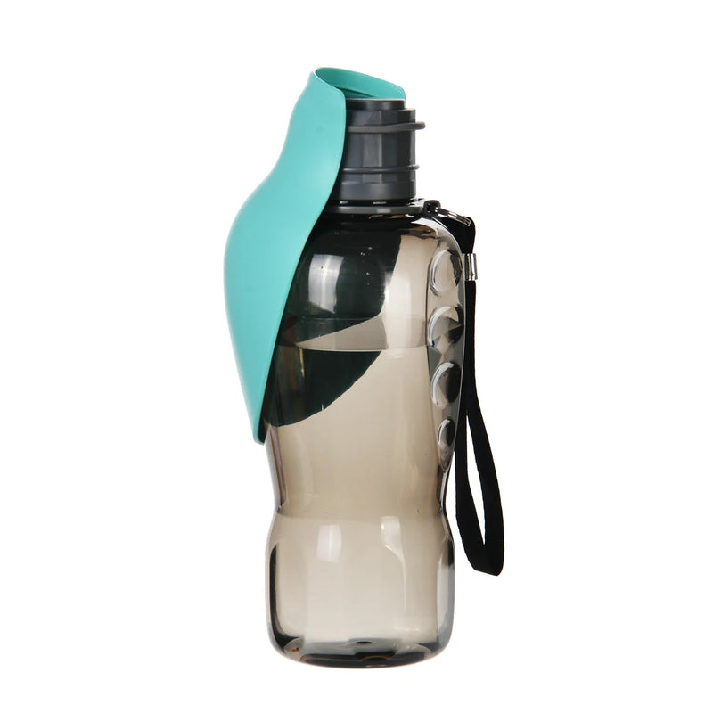Botella de Agua Plegable para Mascotas con Bebedero