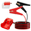 18V Battery Jump Starter Adapter with Heavy-Duty Clamps