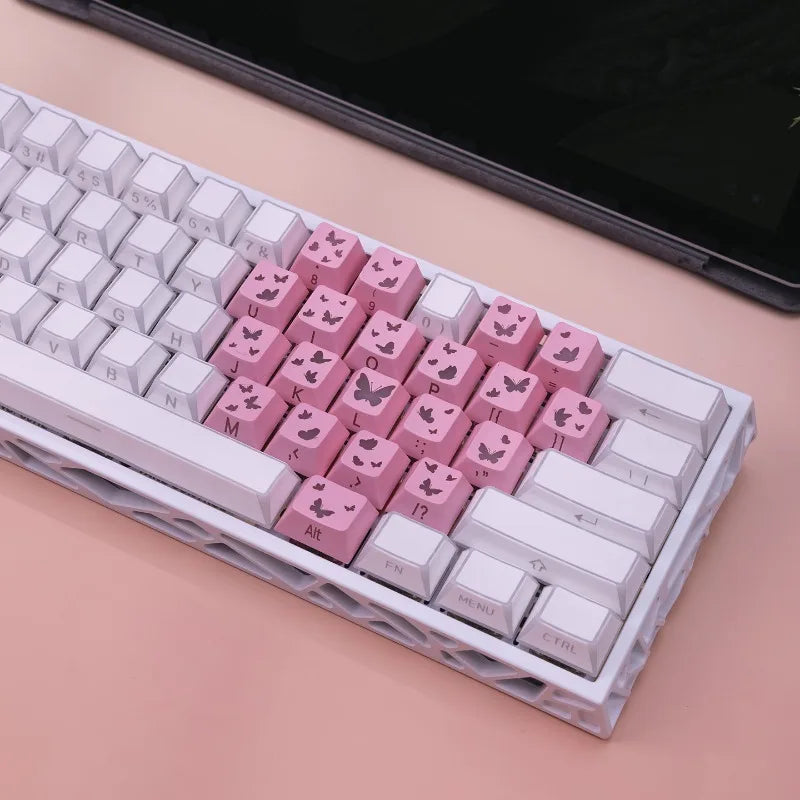 Butterfly Design Keycap Set for Mechanical Keyboards