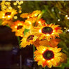 Solar-Powered LED Sunflower Garden Light
