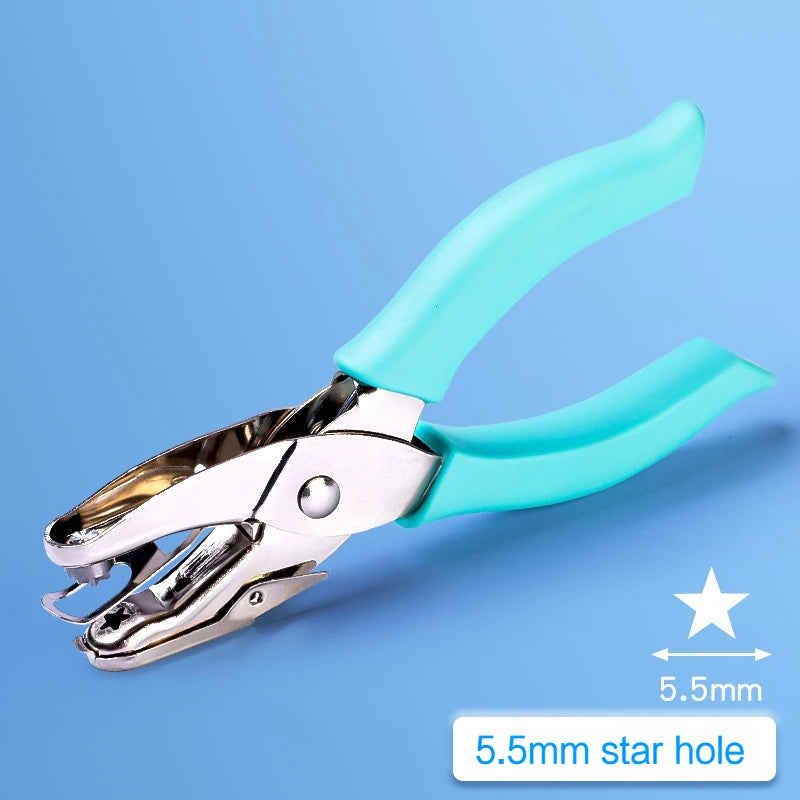 Metal Single-Hole Punch for Scrapbooking and Crafts