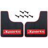 Universal Mud Flaps for Trucks, SUVs & RVs – Durable Rubber Splash Guards