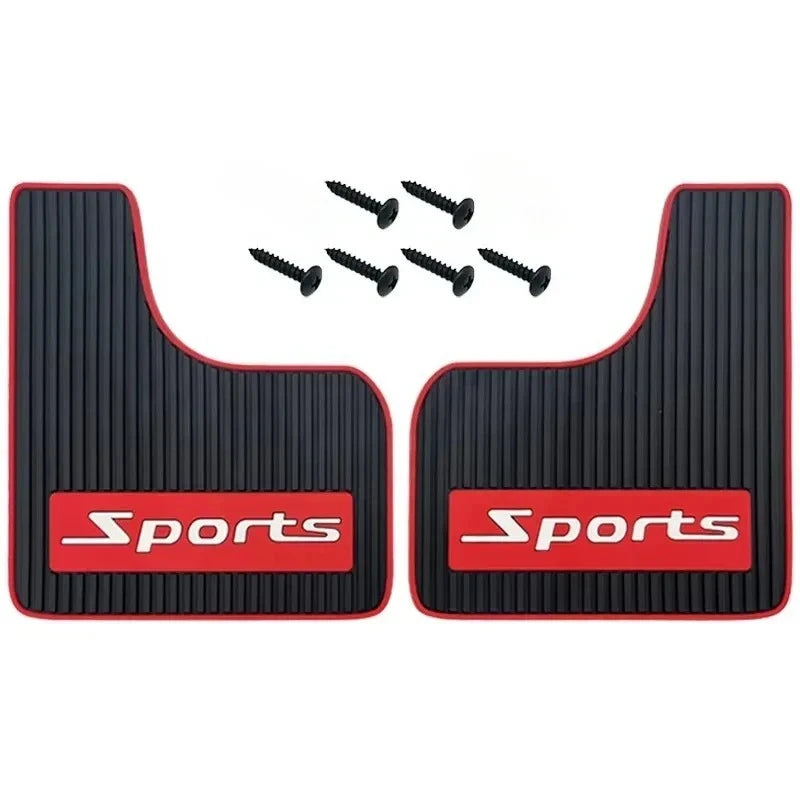 Universal Mud Flaps for Trucks, SUVs & RVs – Durable Rubber Splash Guards