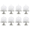 Mini Candy Cupcake Stand Holder with Clear Dome Lid