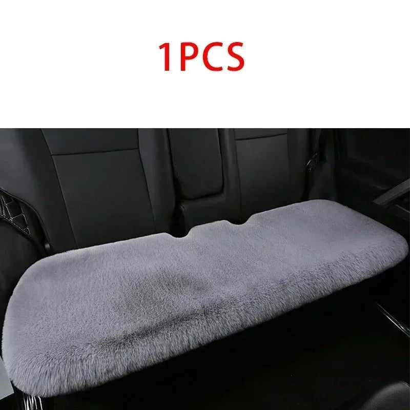 Plush Rabbit Fur Car Seat Cushion