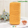 100% Cotton Hollow Yarn for Knitting & Crochet