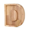Wooden Alphabet Piggy Bank – Educational Coin Savings Box