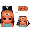 An Animal Hospital backpack set featuring a character design on the bag and an accompanying crossbody bag.