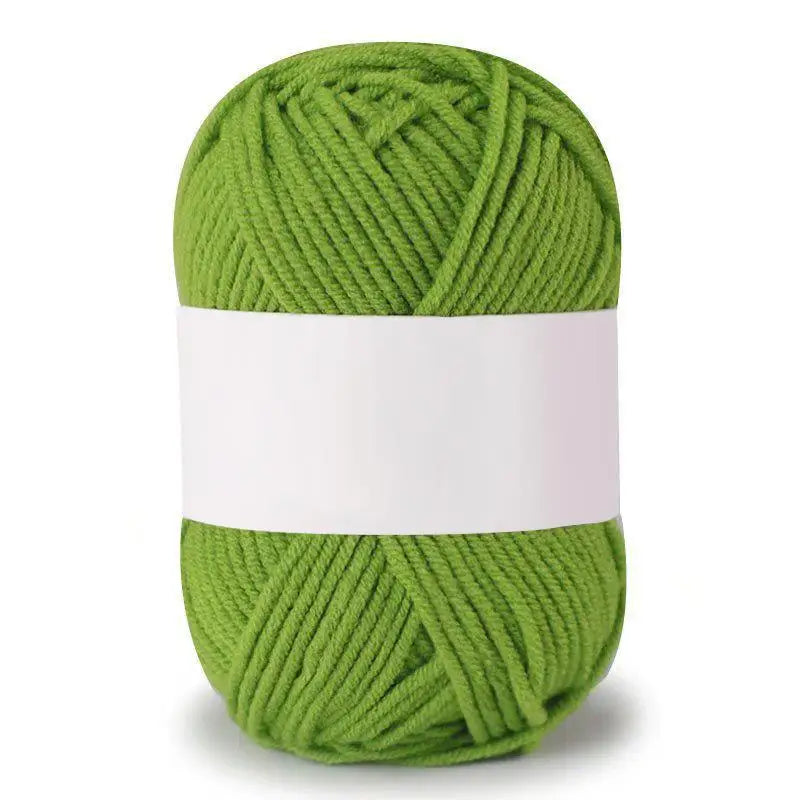 Soft Milk Cotton Knitting Yarn – Anti-Pilling 4ply Yarn for Crochet & Knitting