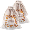 Reusable Linen Drawstring Bread Storage Bag
