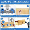 Cabinet Handle Drill Guide Template with Locator Punch