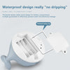 Whale Water Sprinkler Bath Toy with Glowing LED Lights
