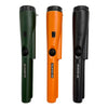 Three versions of a GP-Pointer handheld metal detector in black, green, and orange.