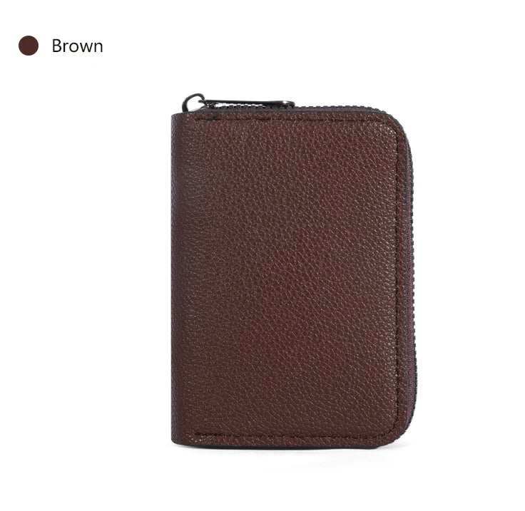 PU Leather Card Holder Wallet with 20 Card Slots