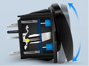 A black LED strobe light wiring harness kit with a 6-mode switch and various electrical connectors.