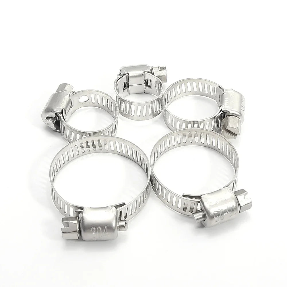 Stainless Steel Hose Clamp Assortment (6-29mm)